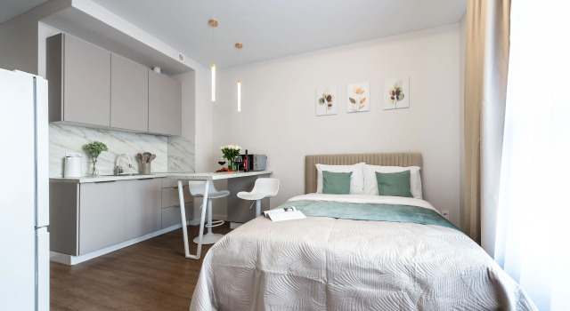 Квартира ApartMe Московский Проспект 71 (1), Забронировать Апартаменты/квартира Адмиралтейский район Санкт-Петербург, рядом с Музей железных дорог России
