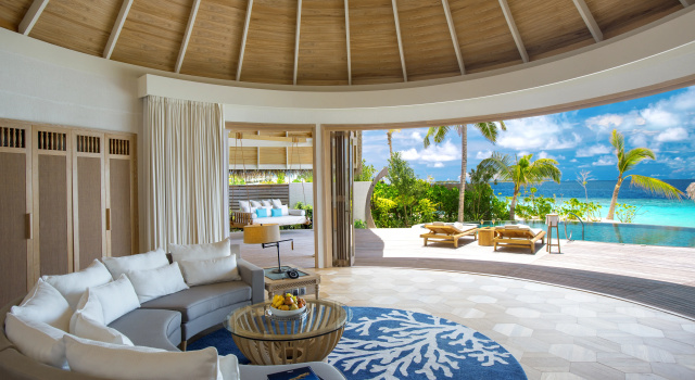 Двухместное Резиденция с бассейном Beach Milaidhoo Maldives
