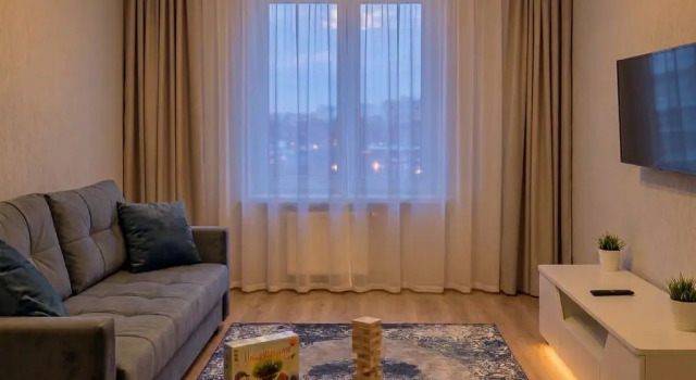 V Osennij Zelenogradsk s Uyutom i Nastolnymi Igrami Flat, Réserver Appartement Hôtels à Kaliningrad Region avec parking, Parking