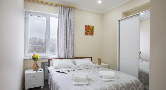 Апартаменты Business с красивым видом из окна Апарт-отель Leyla Apartmens 1