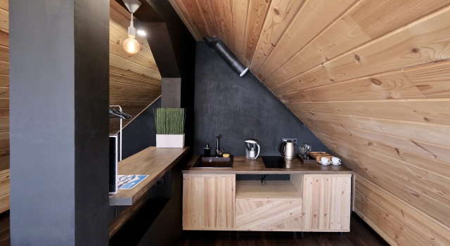 Четырёхместная студия с видом на море Гостевой дом Granin House