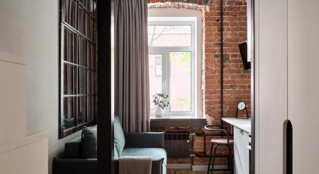 Апартаменты Апартаменты EasyGuest в стиле loft у метро Трубная