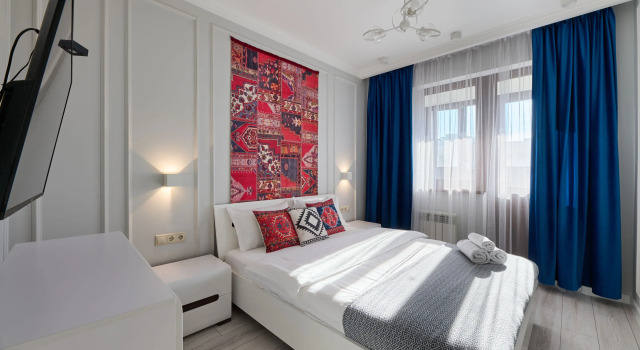 Апартаменты Арбат Центр Идеально для туризма и деловых командировок МOON APARTMENTS, Забронировать Апартаменты/квартира Апартаменты Алматы, рядом с Станция метро Алмалы, Апартаменты/квартира