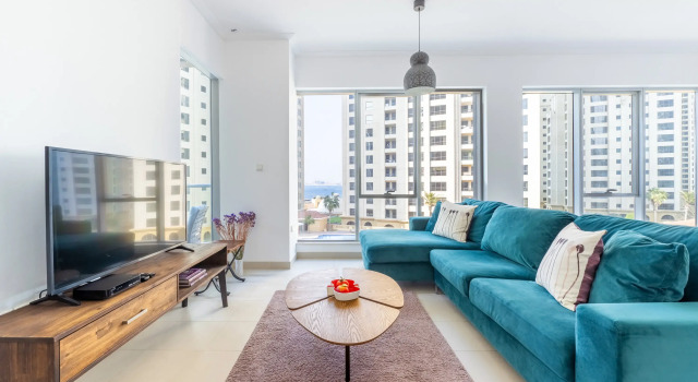 Апартаменты Superior Апартаменты Excellent Panoramic 1BR at Attessa