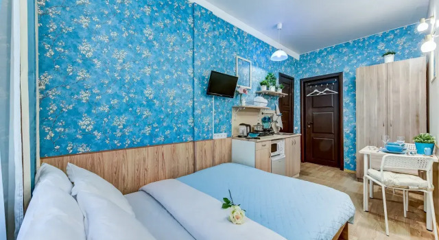Studiya 3 na Pevcheskom (BP3), Rezervovat Apartmán Levné hotely v Petrohrad, poblíž Troitskaya Square