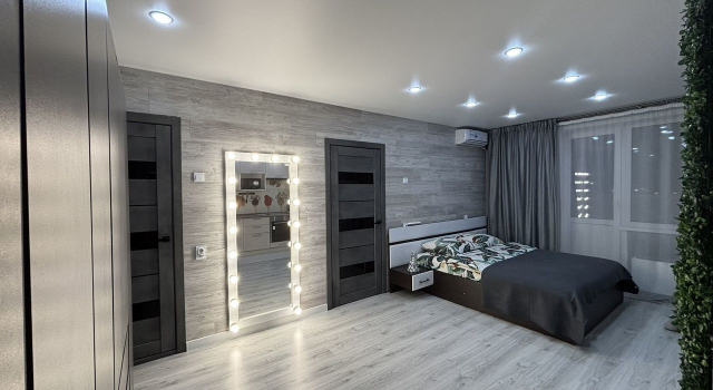 Dvukhkomnatnaya V Novom Dome 16-J Mikrorayon 2 Flat, Réserver Appartement Kourgan 