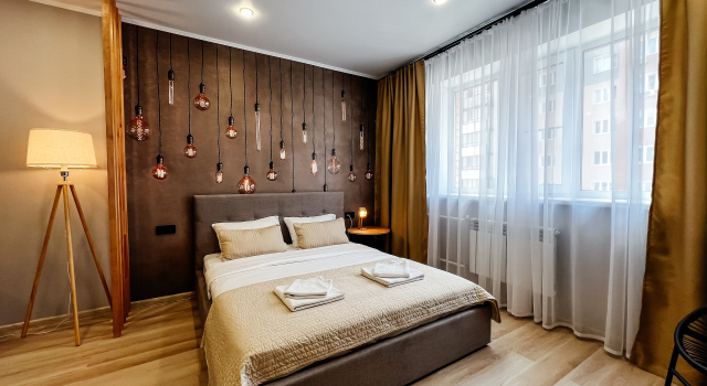 July Ryadom S Rivieroy ORANGE Apartments, Prenota Appartamento Hotel a Tatarstan con parcheggio, Parcheggio