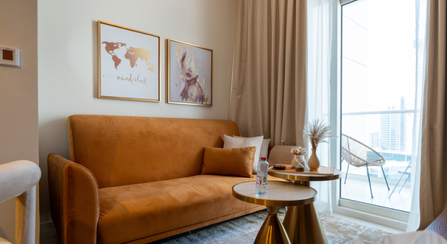 Апартаменты Keyrock Living Reva Residence Premium, Забронировать Апартаменты/квартира Дубай Эмират Дубай, рядом с Дубайский аквариум