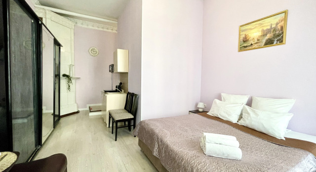 Двухместная студия Deluxe с видом на город Гостевые комнаты на Марата, 8, кв. 2