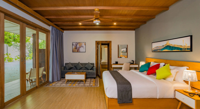 Вилла семейная с 2 комнатами Fiyavalhu Resort Maldives
