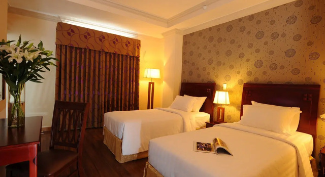 Двухместный номер Deluxe с красивым видом из окна Отель GOLDEN CENTRAL SAIGON