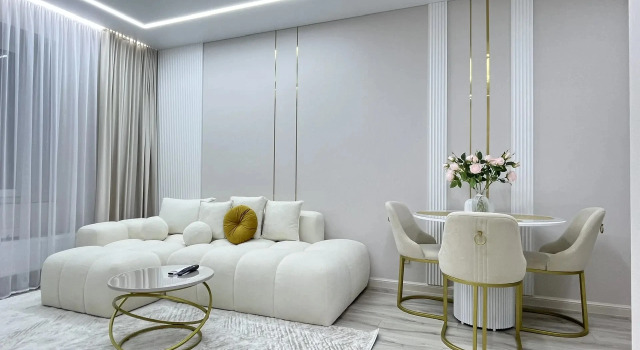 Yevro Dvukhkomnatnaya S Dizaynerskim Remontom. V Novom Zhk Оlimpik Layf 2 Ot Ip Marat Dom Flat, Prenota Appartamento Hotel a Tatarstan con parcheggio, Parcheggio