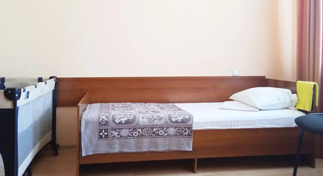 Кровать в общем номере Мини-отель Smart Hotel Омск
