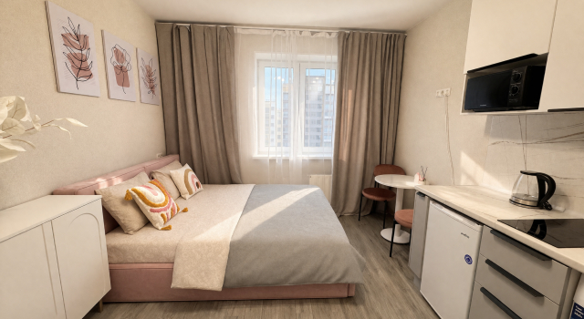 Uyutnaya Studiya U Krokus Ekspo I Sheremetyevo Flat, Réserver Appartement Putilkovo Krasnogorsky District