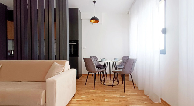 Апартаменты с 2 комнатами с балконом и с красивым видом из окна Sunset Harbor Suites