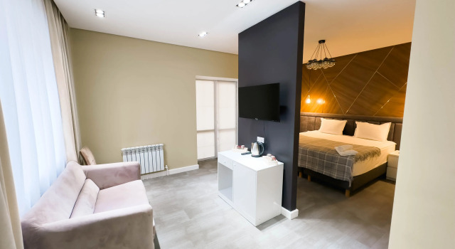 Четырёхместный семейный номер Standard с балконом Aisha Bibi Hotel & Spa Burabay