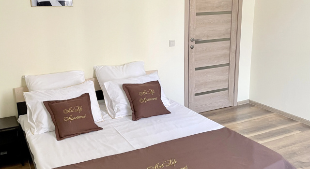 Двухместные апартаменты с 2 комнатами с балконом Апартаменты Art Life Apartment Kotelniki