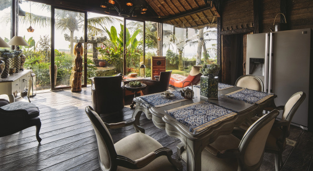 Deluxe vilă 2 camere cu vedere Absolute Beachfront Villa Laut