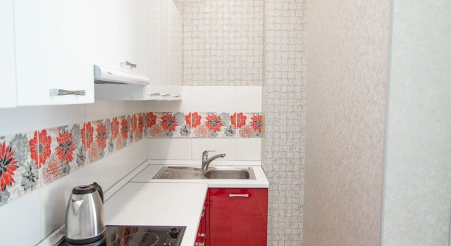 Студия с кухней с видом на город Гостевой Дом GREEN HOME