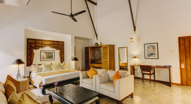 Люкс Shanti с красивым видом из окна Aditya Resort, Hikkudawa