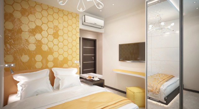 Двухместный номер Standard Honey Меблированные комнаты Apartello на Толстого