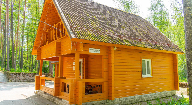 Коттедж Малый двухэтажный с балконом Загородный клуб Ромашка
