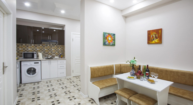 Апартаменты Deluxe с красивым видом из окна Апарт-отель Leyla Apartmens 1