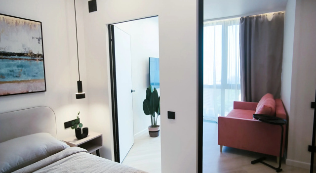 Студия Okolo Sanatoriya Ordzhonikidze Flat