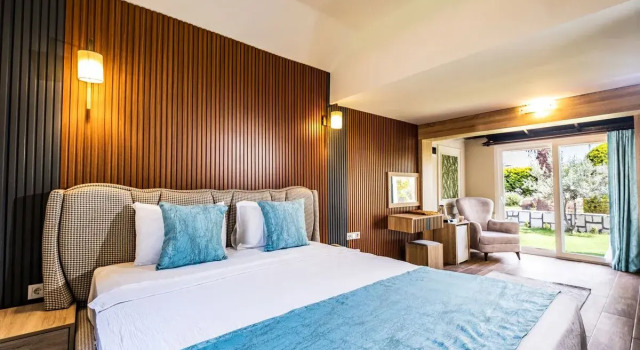 Вилла Superior с видом на море Club Sideris Halal Family Hotel