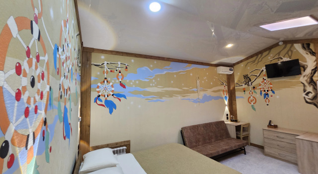 Трёхместный номер Стандарт Мансарда Lemon Joe Hotel
