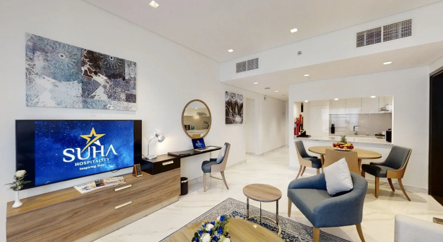 Двухместные апартаменты Deluxe c 1 комнатой SUHA Bur Dubai