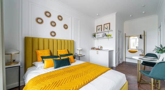 Двухместные апартаменты Comfort с красивым видом из окна Апартаменты D apartments студия с видом на Невский проспект 3