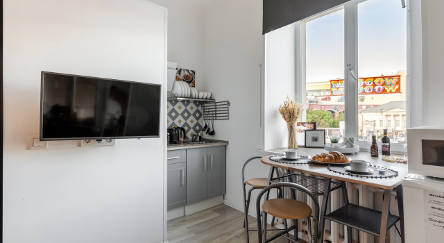 Студия с красивым видом из окна Апартаменты Студия  Good Room