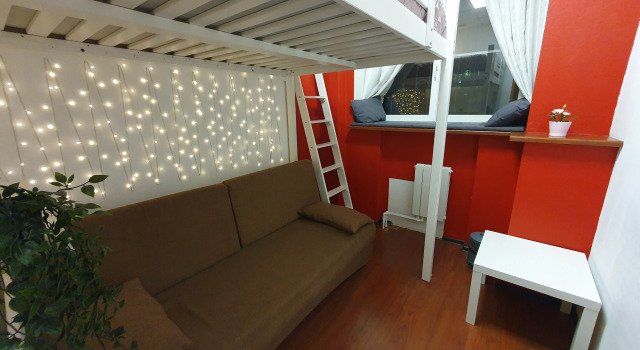 Двухместный номер с дополнительной кроватью Hostel Light Dream