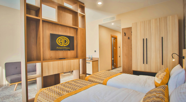 Habitación doble De lujo con balcón Ameri Plaza Tbilisi