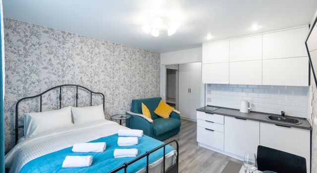Blue Studiya Seti VIZIT Apartments, Prenota Appartamento Hotel a Tatarstan con parcheggio, Parcheggio