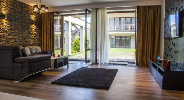 Апартаменты с 3 комнатами с видом на сад Apartamenty Oaza Deluxe Zakopane