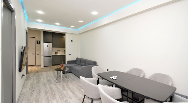 Апартаменты с 2 комнатами с балконом и с видом на город Апартаменты Perte House Apartment's on Leningradyan  21/20