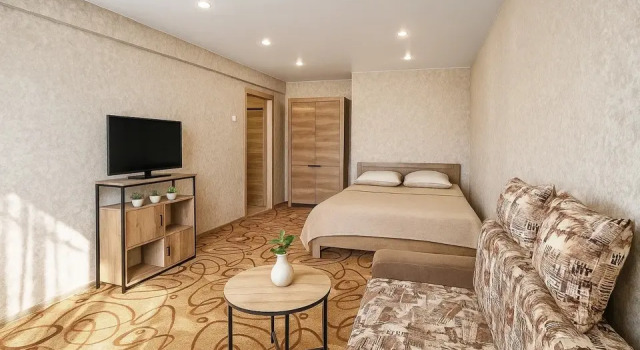 1-k Apartamenty s Evro Remontom Dlya 2 Chelovek Ryadom Vorkutaugol Flat, Rezerwuj Apartament Hotele w Republika Komi z parkingiem, Parking