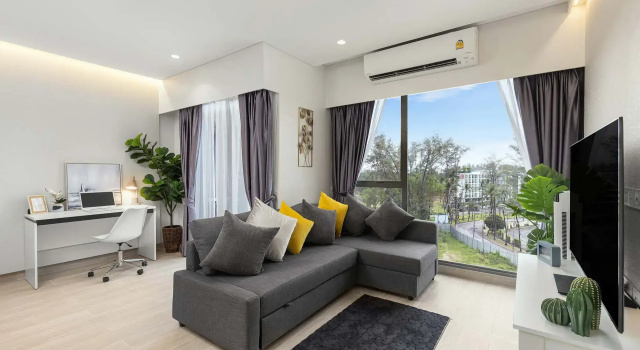 Апартаменты Superior с 2 комнатами с балконом Апарт-отель Laguna Lakeside BangTao by My Home Phuket