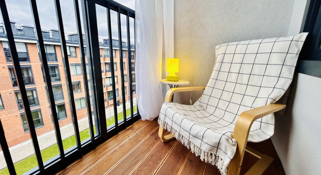 Briz na Pristani Studiya s Lodzhiey s Vidom na Zaliv Flat, Rezervovat Apartmán Hotely v Petrohrad s parkováním, Parkování
