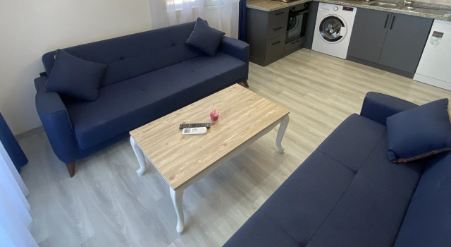 Апартаменты c 1 комнатой с балконом и с видом на окрестности Апартаменты Mavi Restaurant & Apartments 3