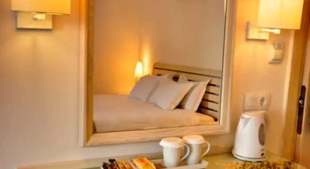 Двухместный номер Deluxe с балконом и с красивым видом из окна Oliviera Private Island Hotel – Kalem Adası