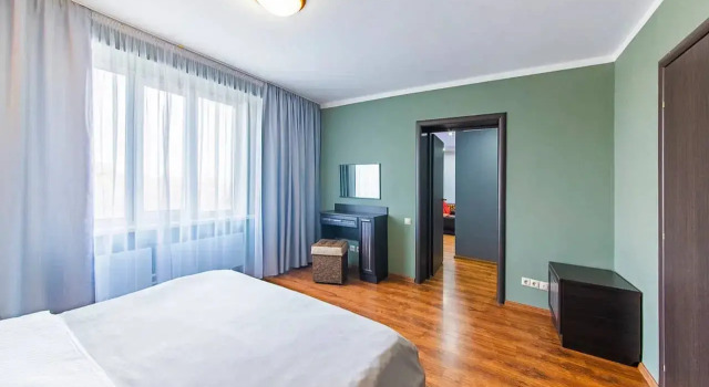Tweepersoonsappartement uitzicht op de stad Hotel Slavyanka Sayanogorsk