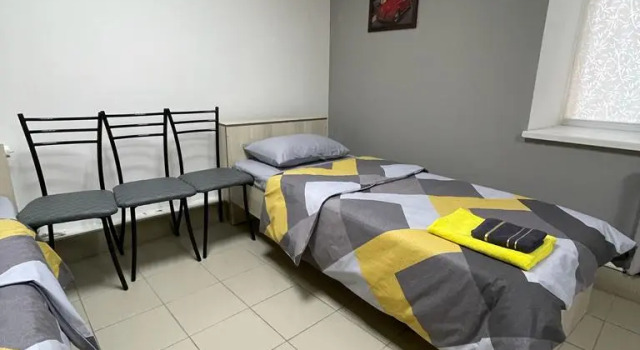 Кровать в общем номере Отель Hotel 777