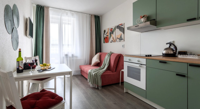Apartments Kvartirika Vino Ryadom S Aeroportom Flat, Rezervovat Apartmán Hotely v Moskovskiy district s parkováním, Parkování