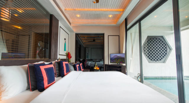 Двухместный Baba Suite Pool с видом на море Baba Beach Club Phuket Natai Luxury Pool Villa Hotel by Sri panwa