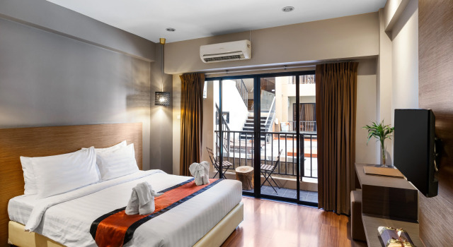 Двухместный номер Deluxe Pool Access с балконом The Cottage Suvarnabhumi