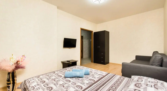 Двухместные апартаменты с балконом и с красивым видом из окна Comfort Home Na Sibgata Khakima 23 Apartments
