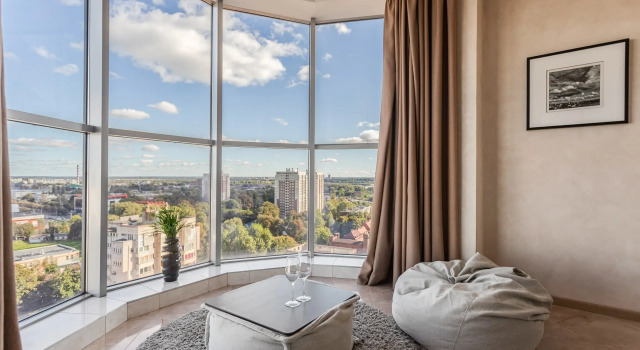 Apartamenty Crown39 - 1k №104: 57 m2, 15 etazh iz 21, Book Apartment Kaliningrad Kaliningrad Region